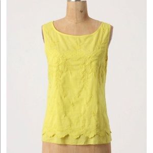 Anthro Moulinette Soeurs Ethel Top Citron 12